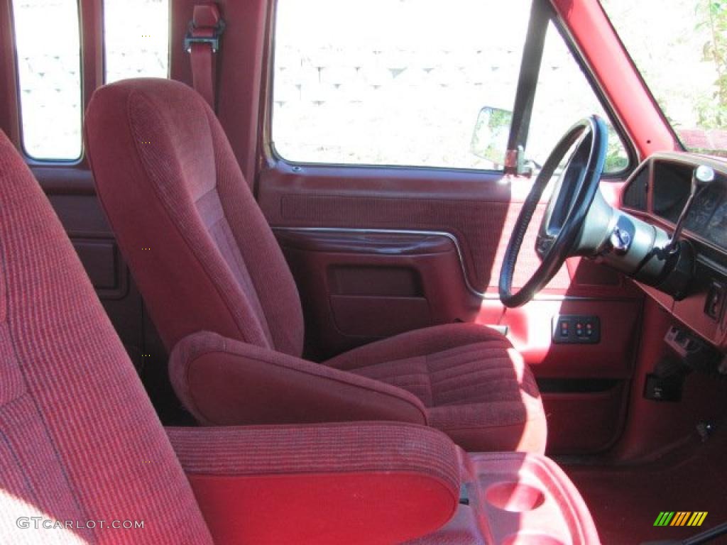 1990 Medium Cabernet Ford F150 Xlt Lariat Extended Cab 36063561