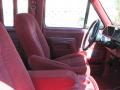 Scarlet Red Front Seat Photo for 1990 Ford F150 #36148295