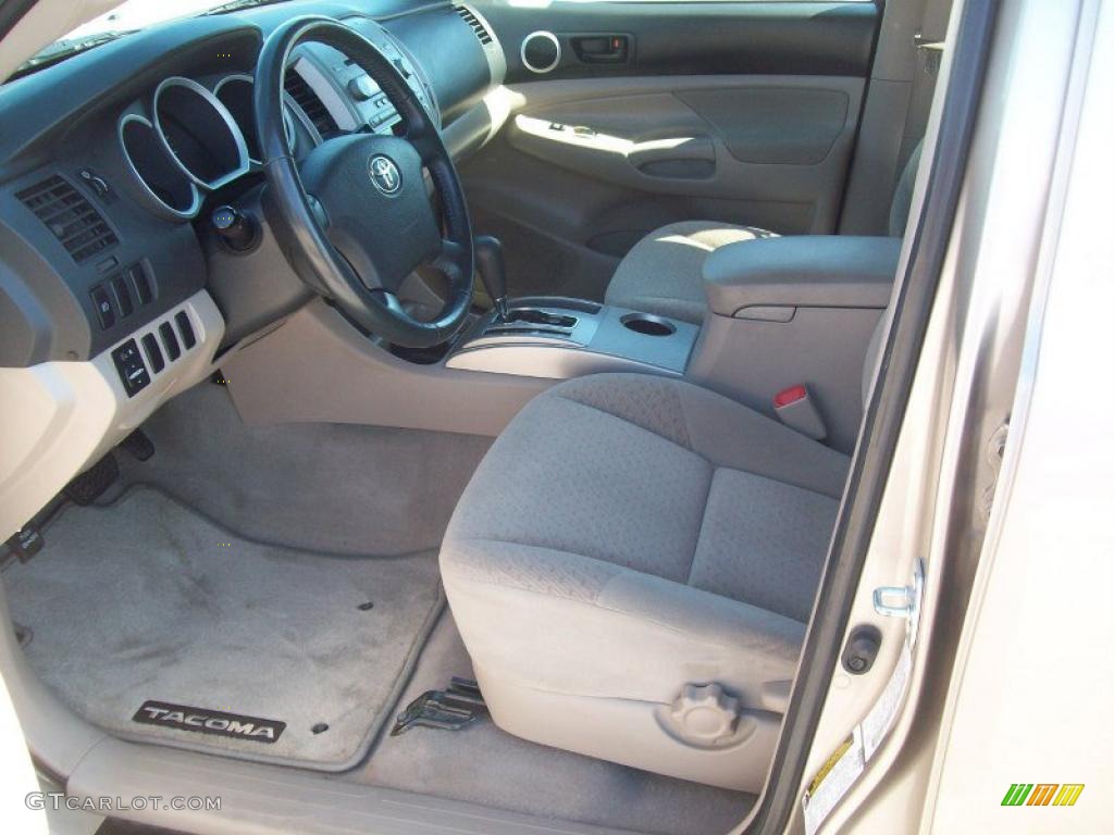 2007 Tacoma V6 SR5 Double Cab 4x4 - Desert Sand Mica / Taupe photo #21