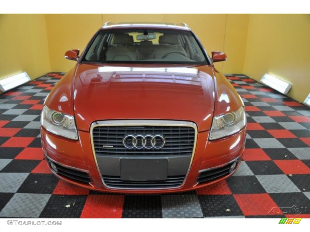 2006 A6 3.2 quattro Avant - Canyon Red Pearl / Beige photo #2