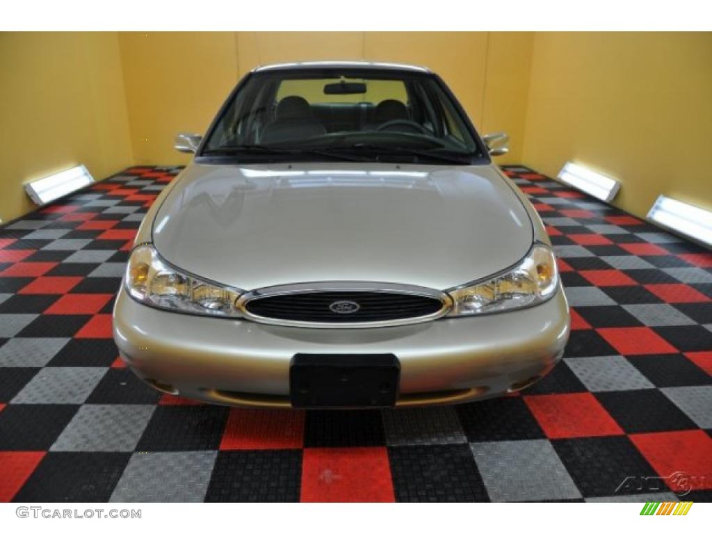 2000 Contour SE Sport - Harvest Gold Metallic / Greystone photo #2