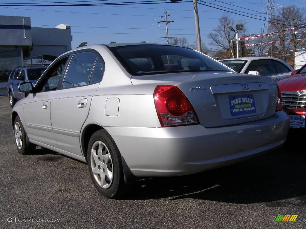 2006 Elantra GLS Sedan - Sterling Silver / Gray photo #4