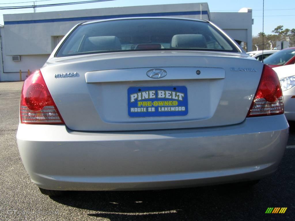 2006 Elantra GLS Sedan - Sterling Silver / Gray photo #5