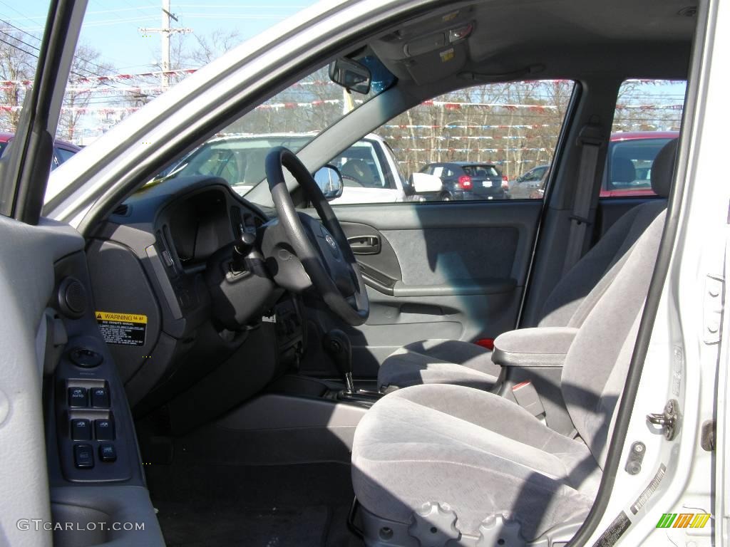 2006 Elantra GLS Sedan - Sterling Silver / Gray photo #9