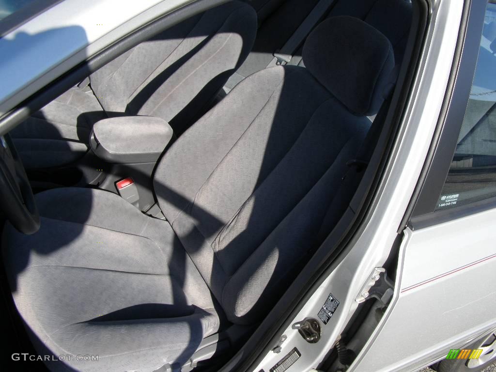 2006 Elantra GLS Sedan - Sterling Silver / Gray photo #10