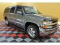 2002 Medium Charcoal Gray Metallic Chevrolet Suburban 1500 LT 4x4  photo #1