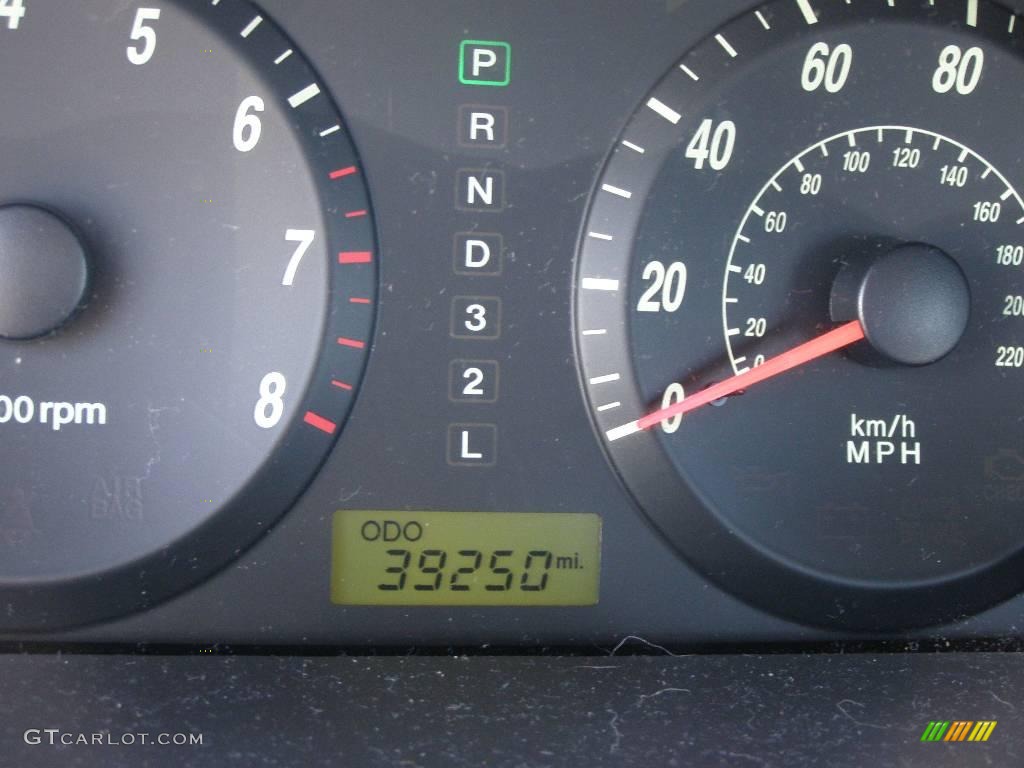 2006 Elantra GLS Sedan - Sterling Silver / Gray photo #15