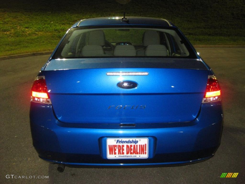 2010 Focus S Sedan - Blue Flame Metallic / Medium Stone photo #7
