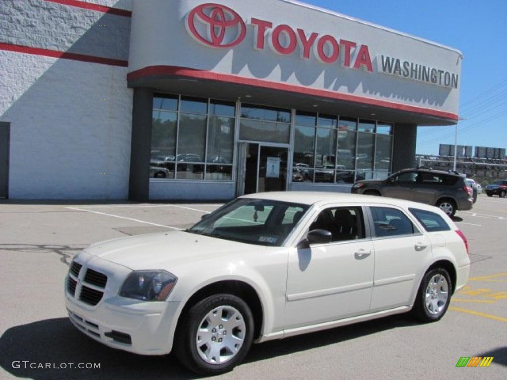 Cool Vanilla White Dodge Magnum