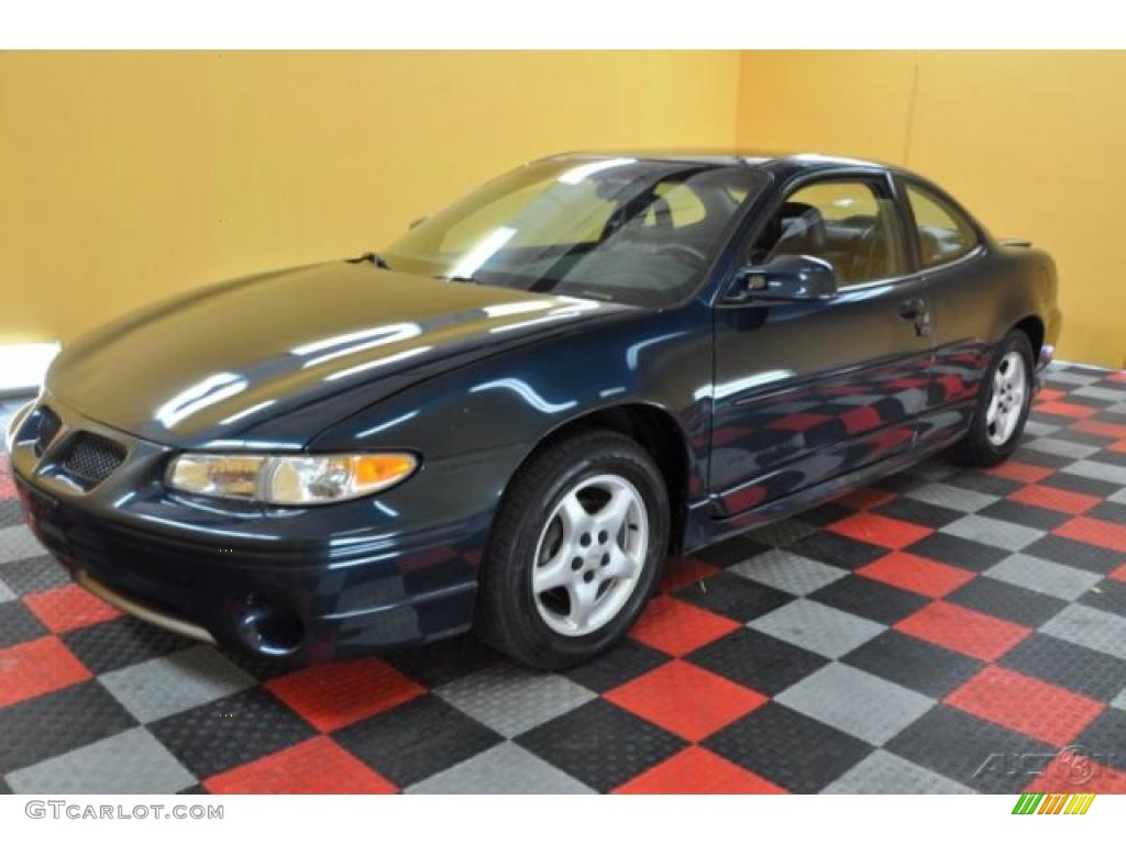 1997 Grand Prix GT Coupe - Dark Teal Metallic / Dark Pewter photo #3