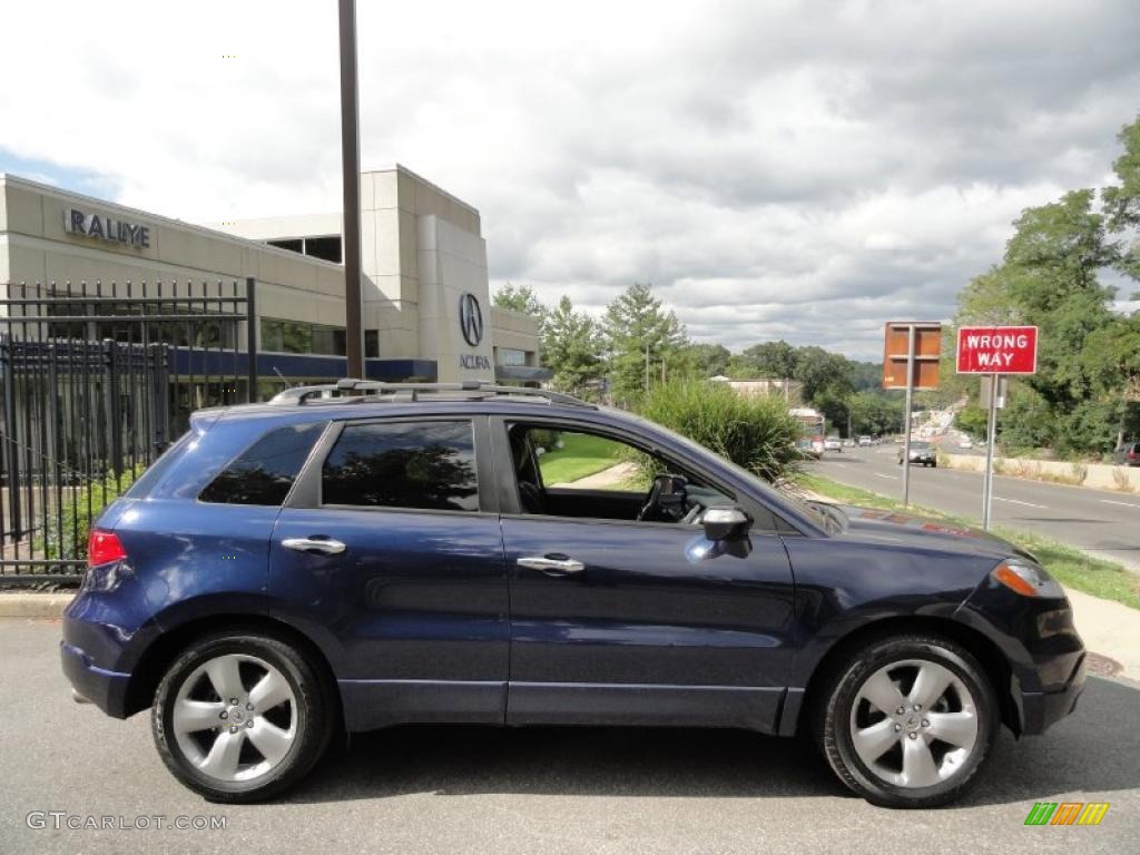 2008 RDX Technology - Royal Blue Pearl / Ebony photo #3