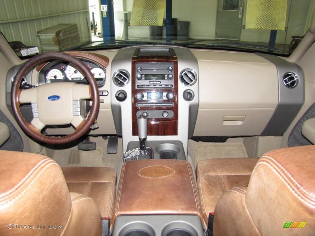 2006 F150 King Ranch SuperCrew - Dark Copper Metallic / Castano Brown Leather photo #13