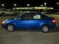 2011 Blue Flame Metallic Ford Focus SE Sedan  photo #1