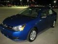 2011 Blue Flame Metallic Ford Focus S Sedan  photo #2