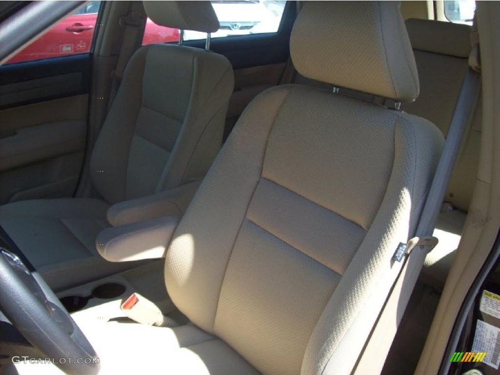 2008 CR-V LX 4WD - Nighthawk Black Pearl / Ivory photo #6