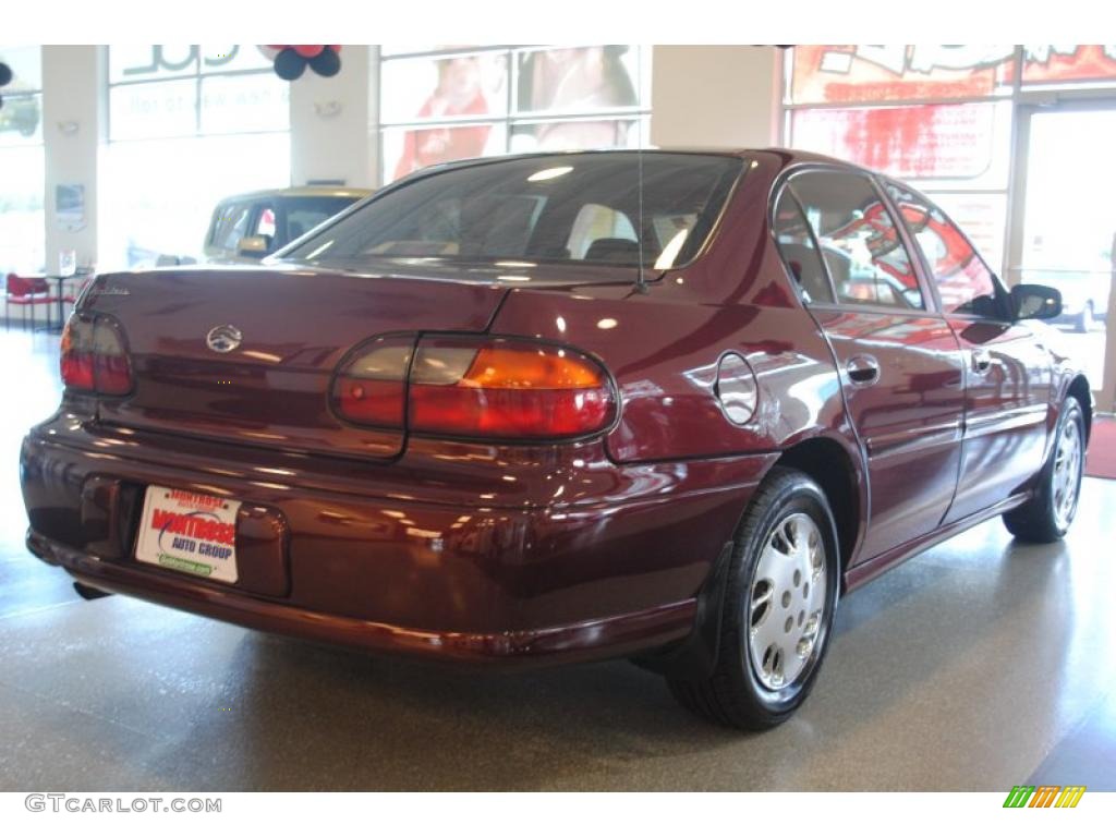 1998 Malibu Sedan - Dark Carmine Red Metallic / Neutral photo #7