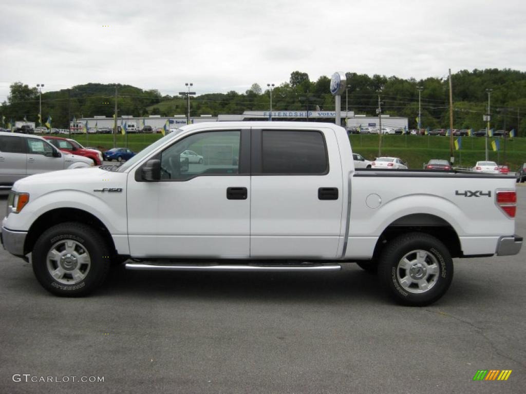 2010 F150 XLT SuperCrew 4x4 - Oxford White / Medium Stone photo #1