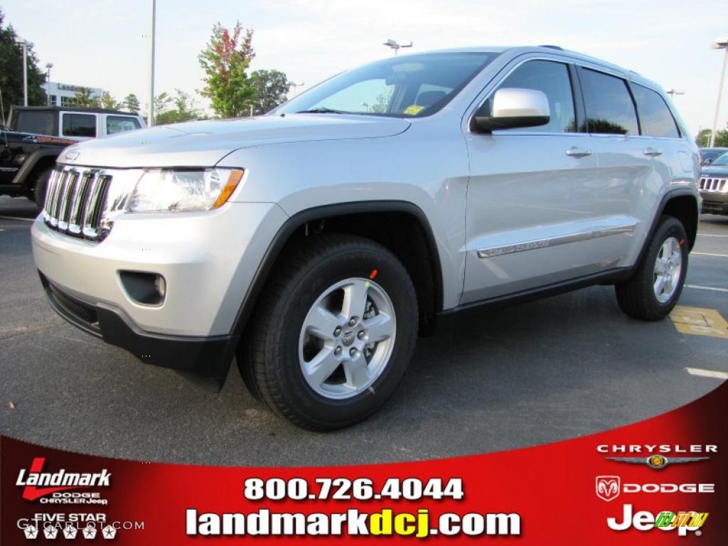 2011 Grand Cherokee Laredo - Bright Silver Metallic / Black photo #1