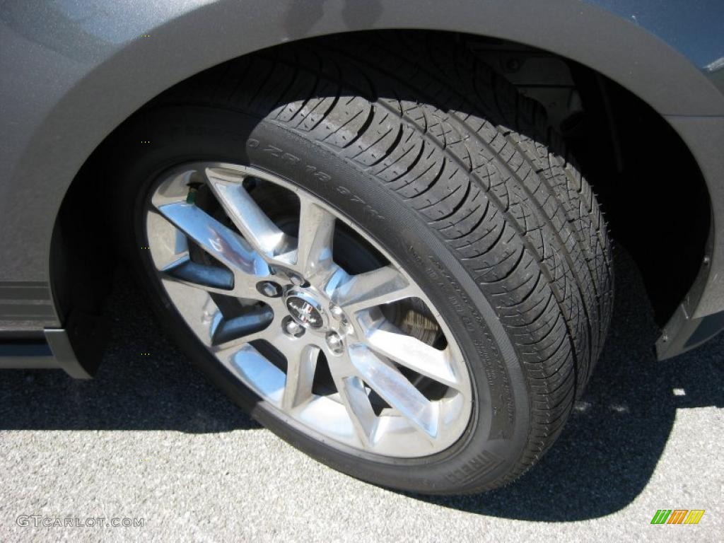 2011 Mustang V6 Premium Coupe - Sterling Gray Metallic / Stone photo #10