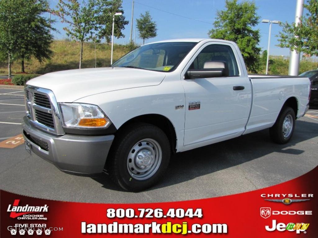 2011 Ram 2500 HD ST Regular Cab - Bright White / Dark Slate/Medium Graystone photo #1