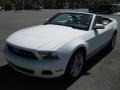 2011 Performance White Ford Mustang V6 Premium Convertible  photo #2
