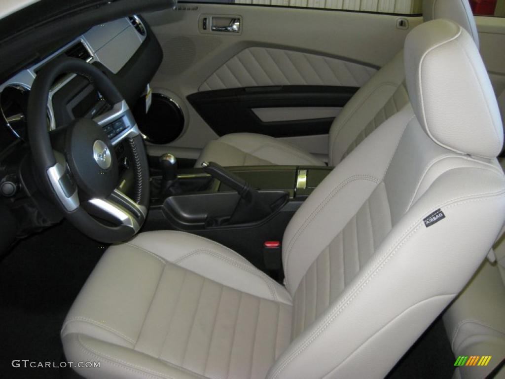 2011 Mustang V6 Premium Convertible - Performance White / Stone photo #15