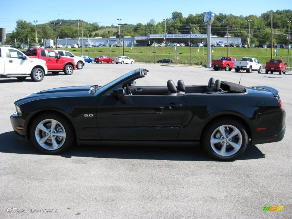 2011 Mustang GT Premium Convertible - Ebony Black / Charcoal Black photo #1