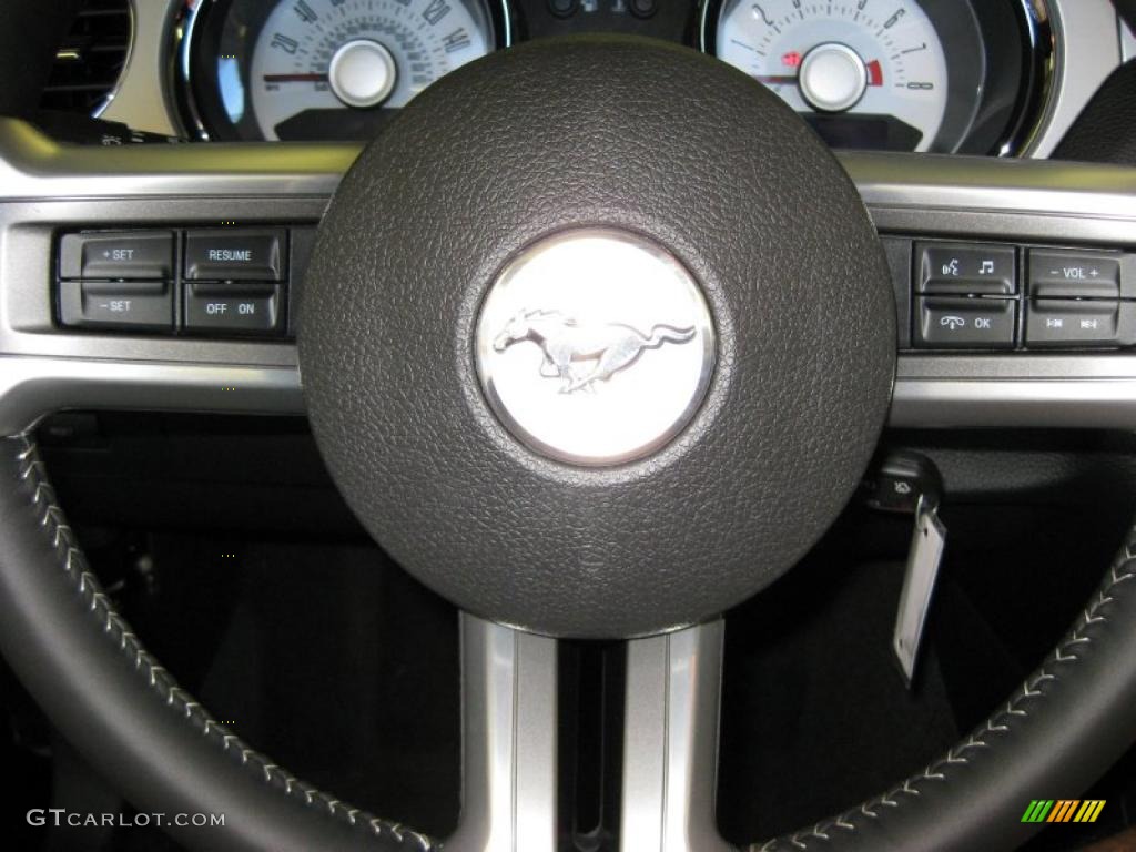 2011 Mustang GT Premium Convertible - Ebony Black / Charcoal Black photo #24