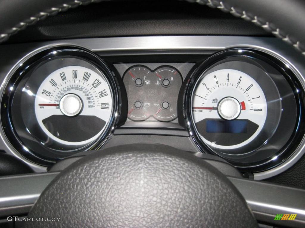 2011 Mustang GT Premium Convertible - Ebony Black / Charcoal Black photo #25