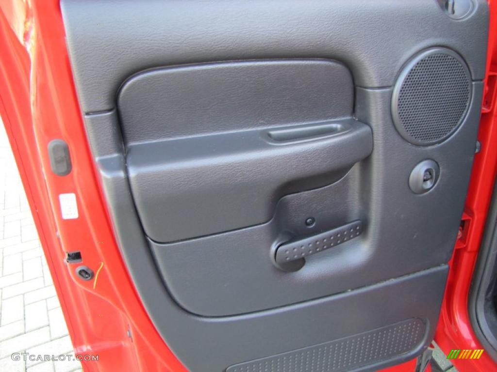 2005 Ram 1500 SLT Quad Cab - Flame Red / Dark Slate Gray photo #14