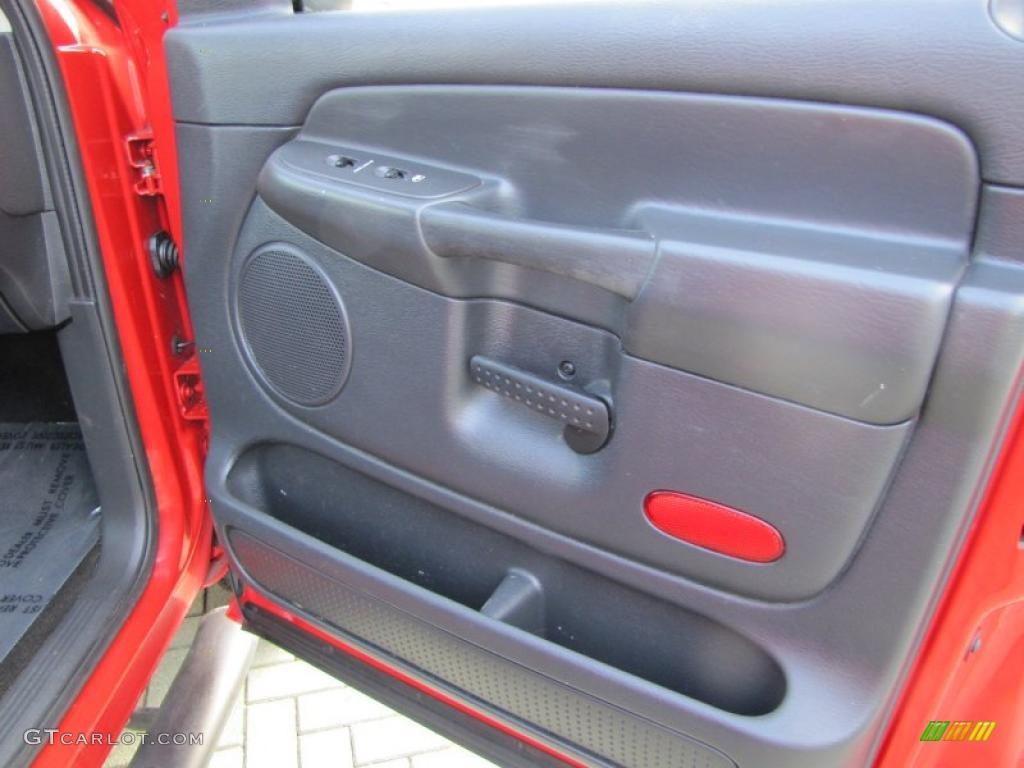2005 Ram 1500 SLT Quad Cab - Flame Red / Dark Slate Gray photo #20