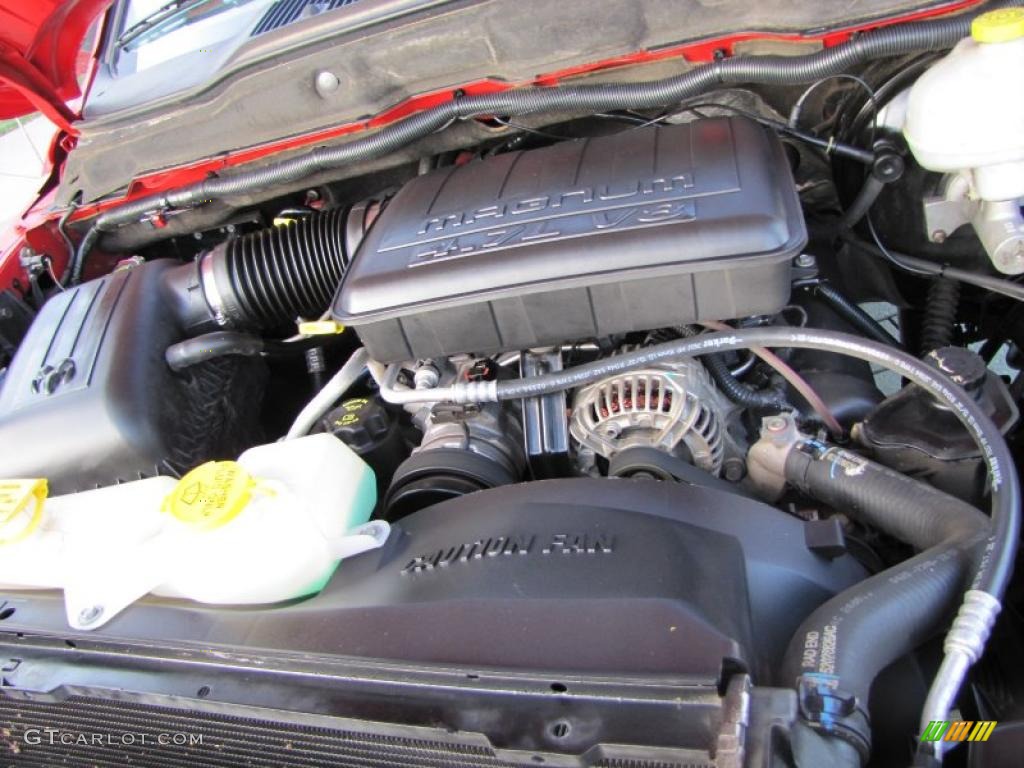 2005 Ram 1500 SLT Quad Cab - Flame Red / Dark Slate Gray photo #27