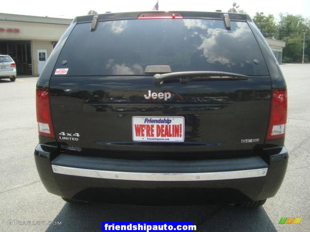 2007 Grand Cherokee Limited 4x4 - Black / Medium Slate Gray photo #11