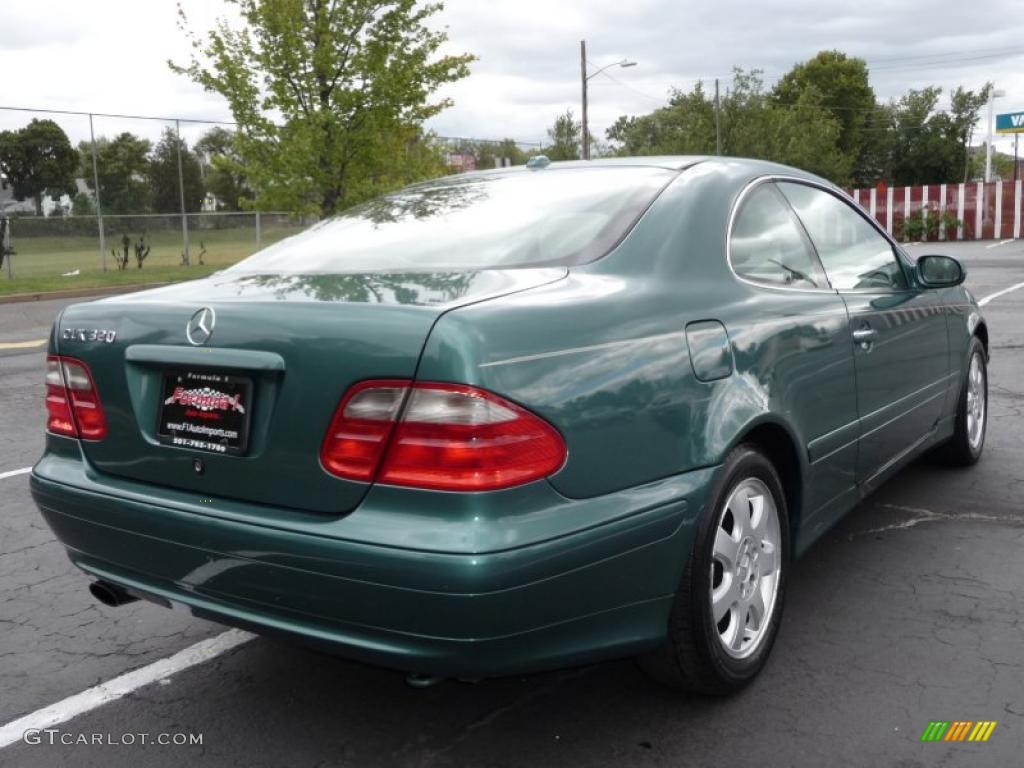 2000 CLK 320 Coupe - Mineral Green Metallic / Charcoal photo #3