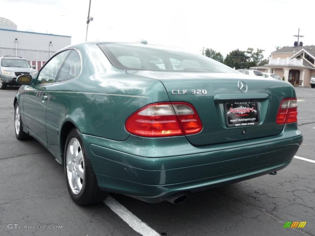 2000 CLK 320 Coupe - Mineral Green Metallic / Charcoal photo #4