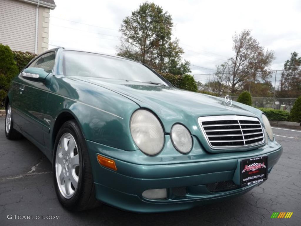 2000 CLK 320 Coupe - Mineral Green Metallic / Charcoal photo #11