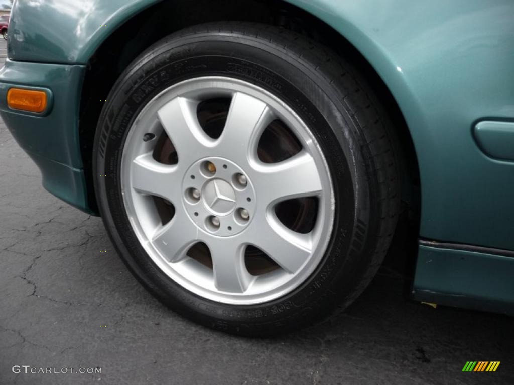 2000 CLK 320 Coupe - Mineral Green Metallic / Charcoal photo #17