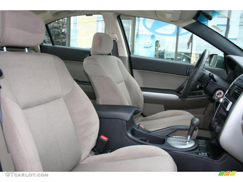 2004 Galant ES - Machine Green Metallic / Creme photo #7