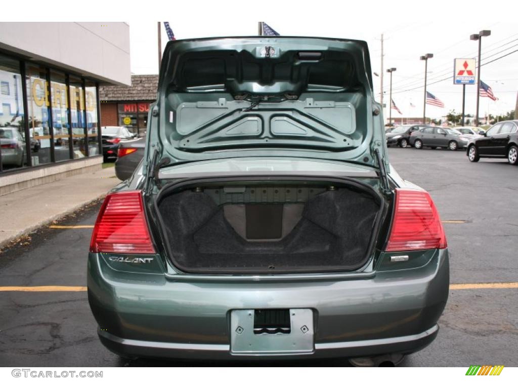 2004 Galant ES - Machine Green Metallic / Creme photo #19