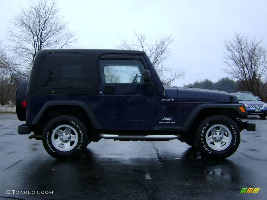 2006 Wrangler Sport 4x4 Right Hand Drive - Midnight Blue Pearl / Dark Slate Gray photo #8