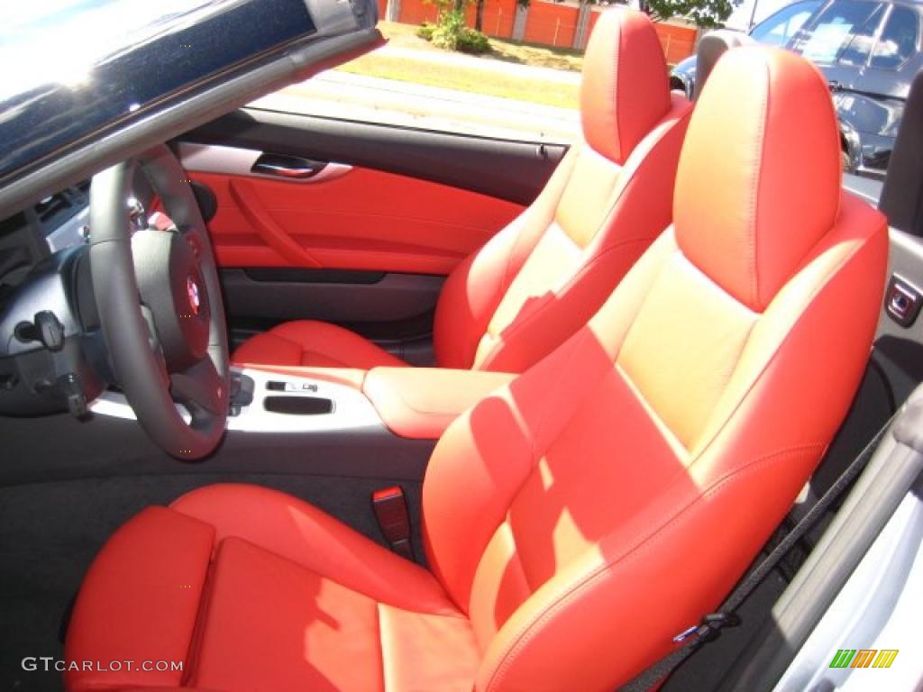 2011 Z4 sDrive30i Roadster - Titanium Silver Metallic / Coral Red photo #10