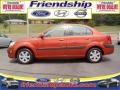 Sunset Orange - Rio LX Sedan Photo No. 1