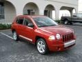 2007 Inferno Red Crystal Pearlcoat Jeep Compass Limited  photo #7