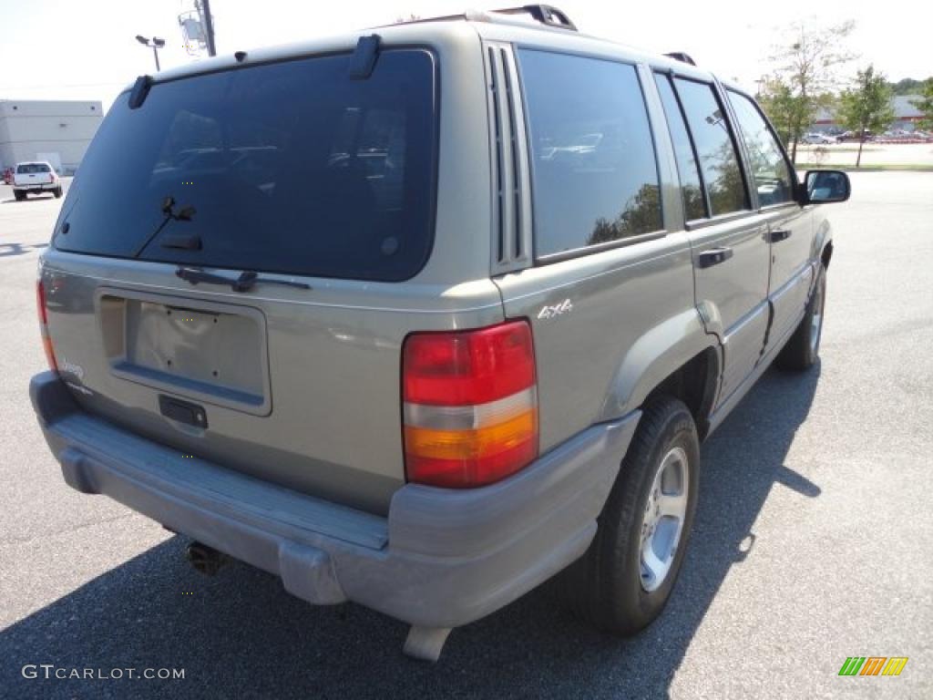 1998 Grand Cherokee Laredo 4x4 - Light Driftwood Satin Glow / Black photo #5