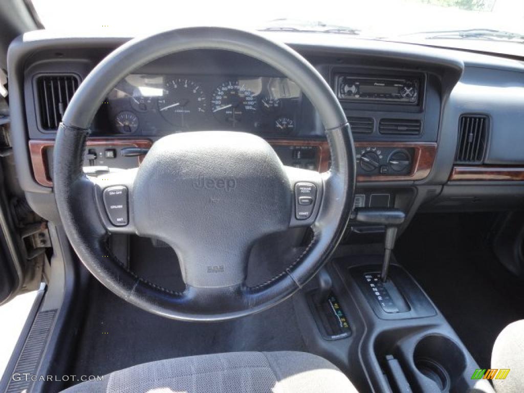 1998 Grand Cherokee Laredo 4x4 - Light Driftwood Satin Glow / Black photo #10