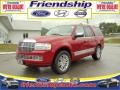 2008 Vivid Red Metallic Lincoln Navigator Luxury 4x4  photo #2