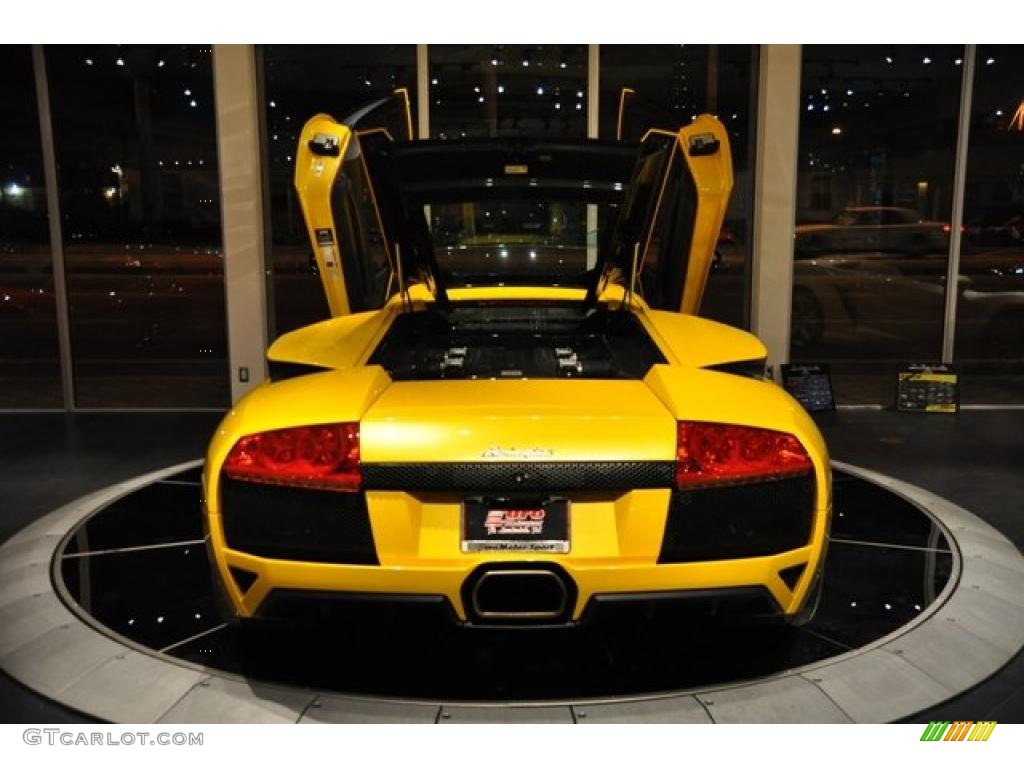 2007 Murcielago LP640 Coupe - Giallo Evros (Yellow) / Nero Perseus photo #18