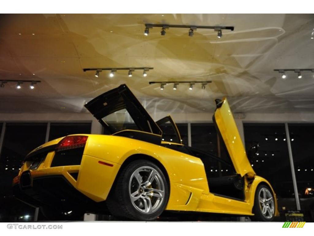 2007 Murcielago LP640 Coupe - Giallo Evros (Yellow) / Nero Perseus photo #21