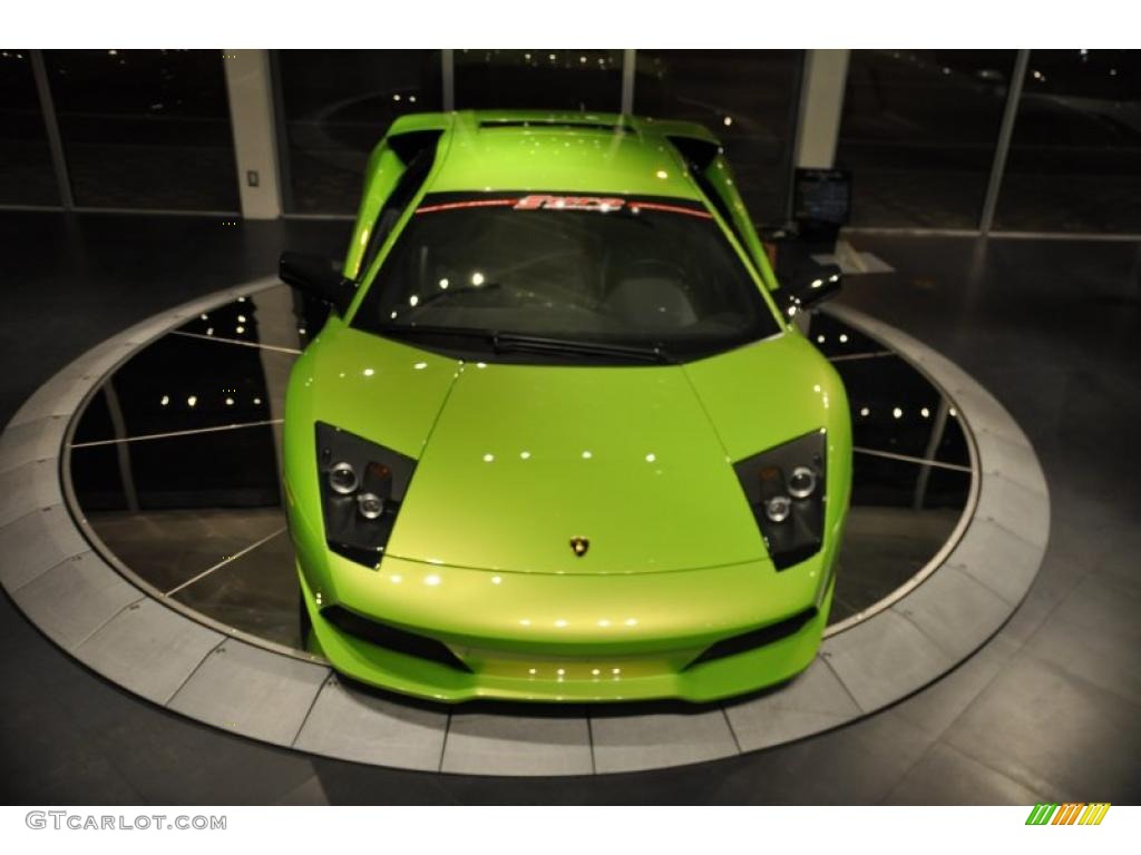 2008 Murcielago LP640 Coupe - Verde Ithaca (Pearl Green) / Nero Perseus photo #2