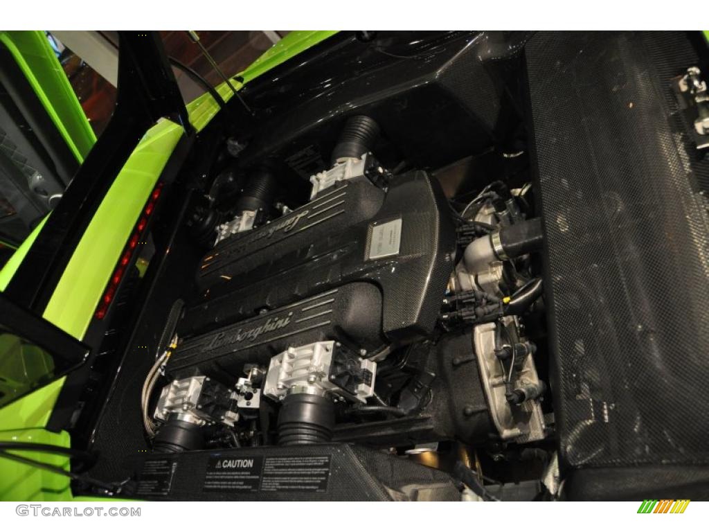 2008 Murcielago LP640 Coupe - Verde Ithaca (Pearl Green) / Nero Perseus photo #8